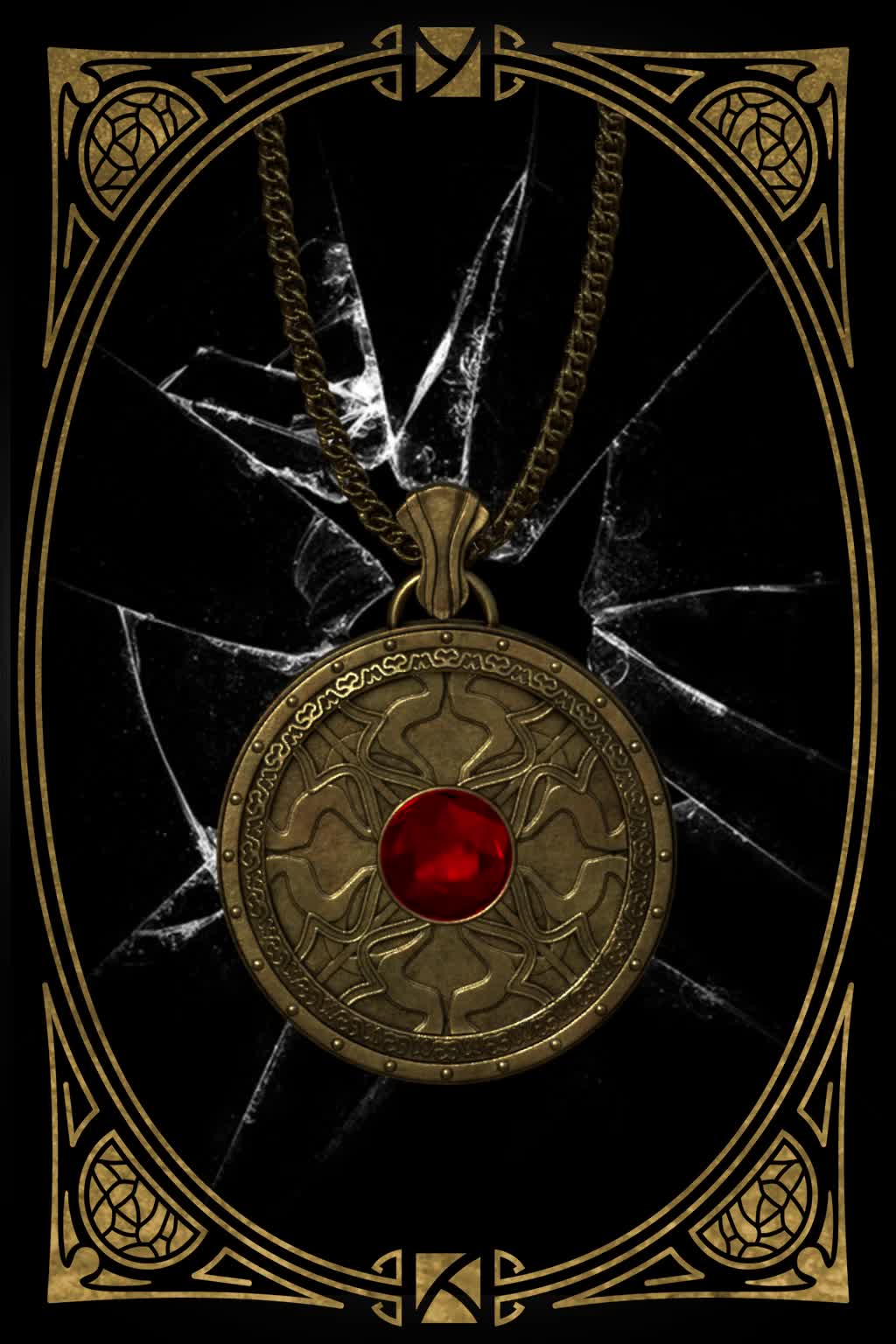Blood Red Amulet